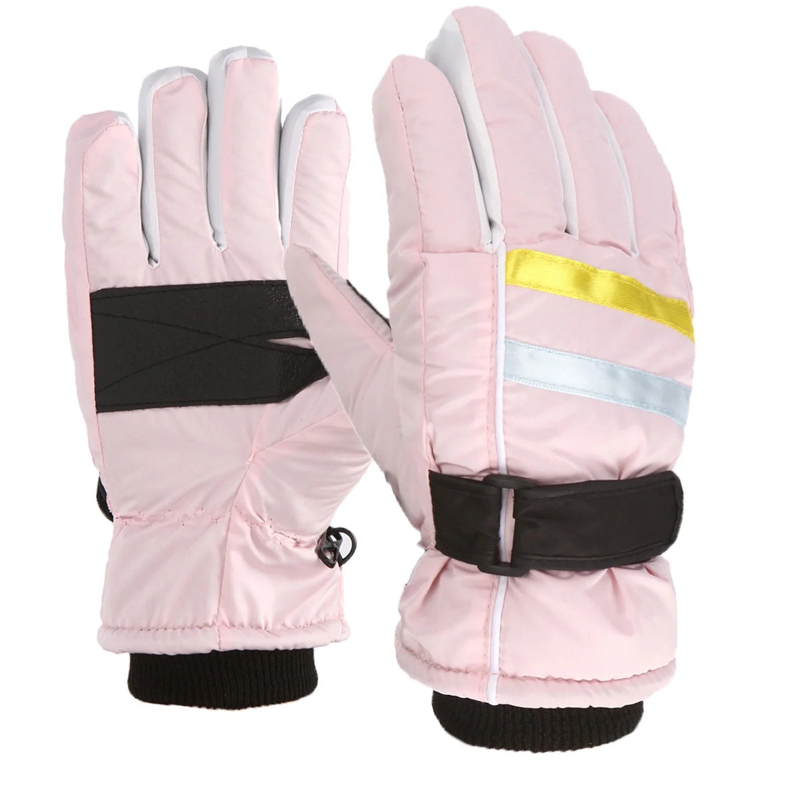 Kids Waterproof Warm Winter Snow Ski Gloves Snow Years Skating Girls for 7-12 Suit Windproof Gloves Ski Outdoor Kids Old Snowboarding Warm Winter Boys Kids Gloves & Mittens