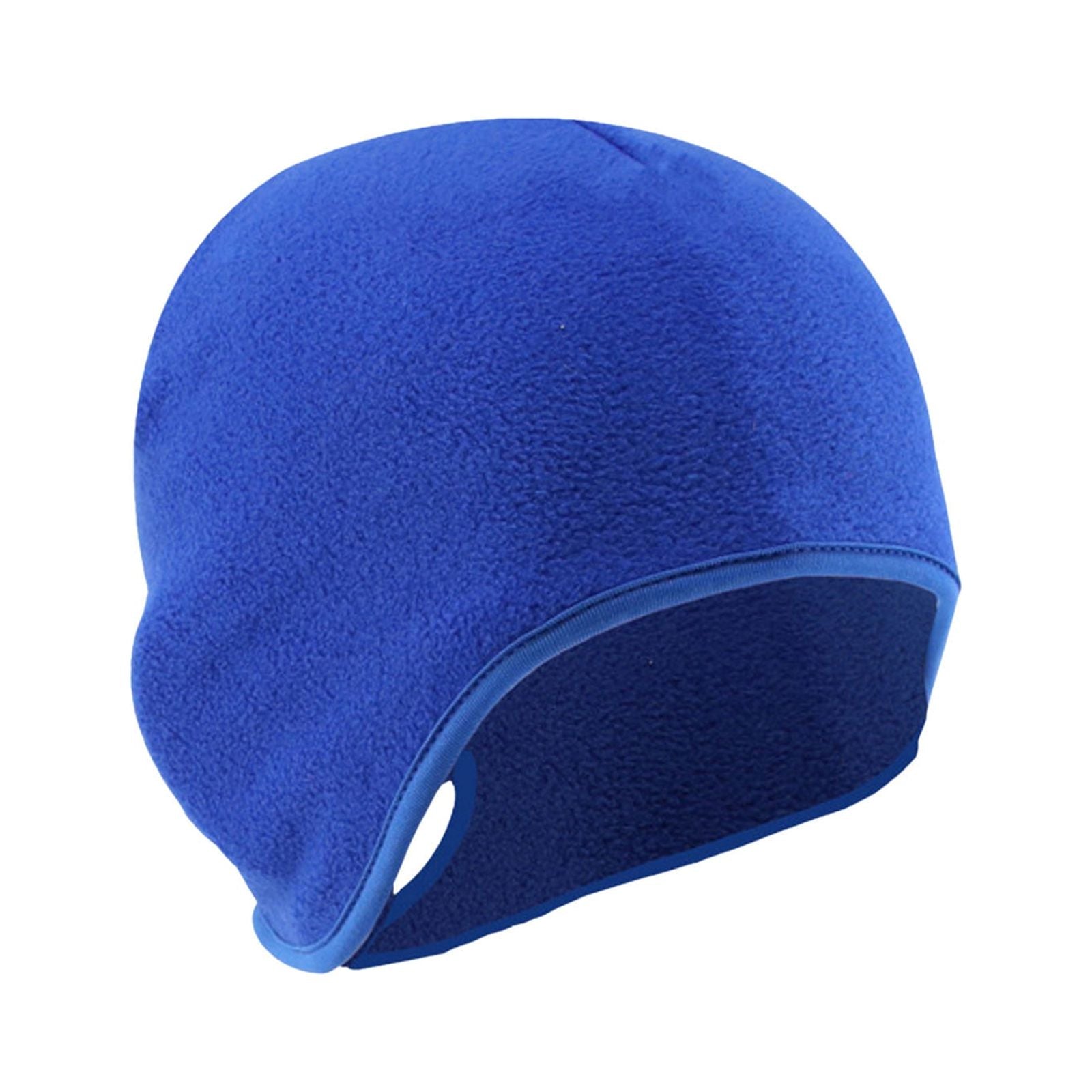 Winter Blue Baseball Cap Thermal Skull Cycling Running Beanie Hats under Windproof Cycle Cover Ears for Adults Men and Women Outdoor Sports Riding Skiing Climbing Polyester