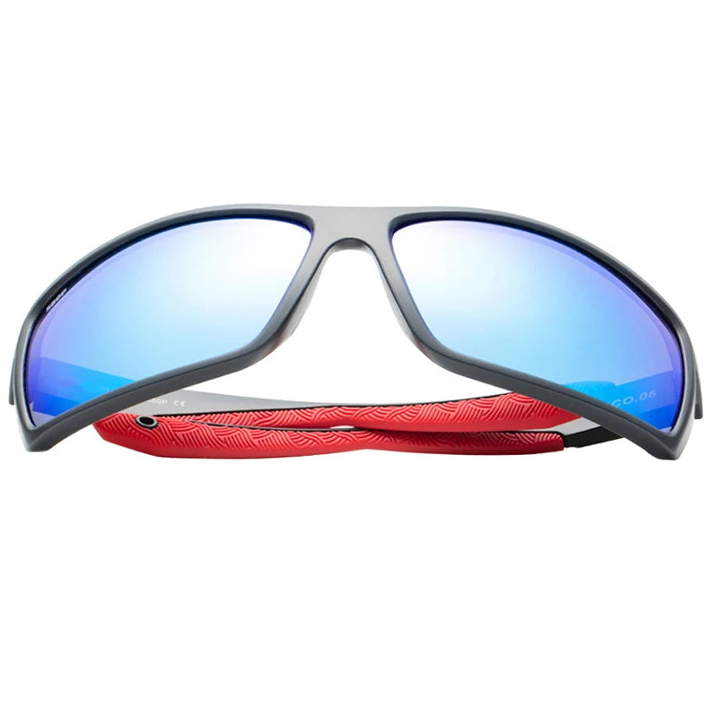 New Square Sunglasses for Men Outdoor Windproof Cycling Glasses Reefton Polarized Eyeglasses Men Oculos UV400