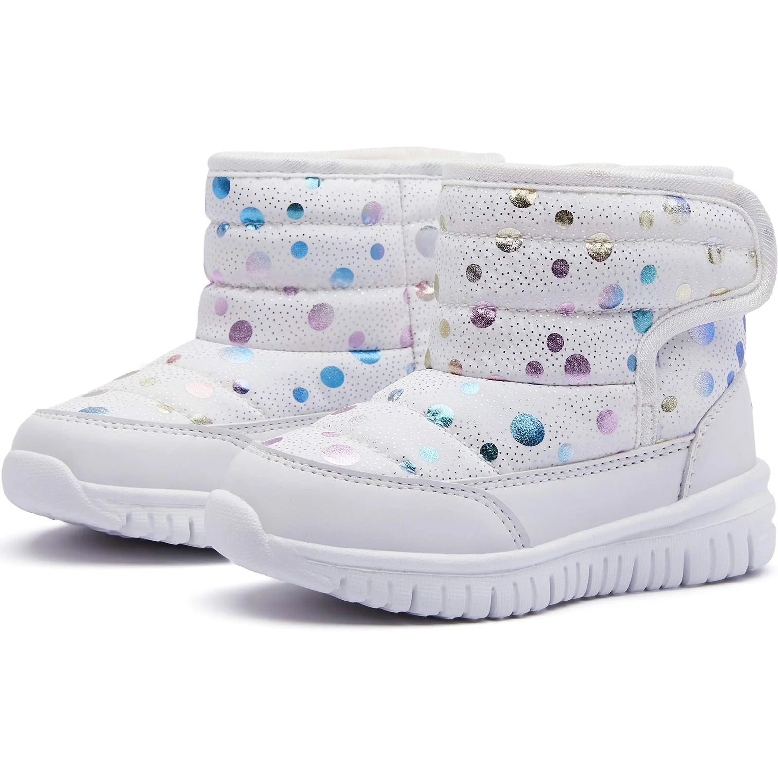 Boys Girls Toddler Snow Boots Waterproof Slip Resistant Outdoor Kids Winter Shoes