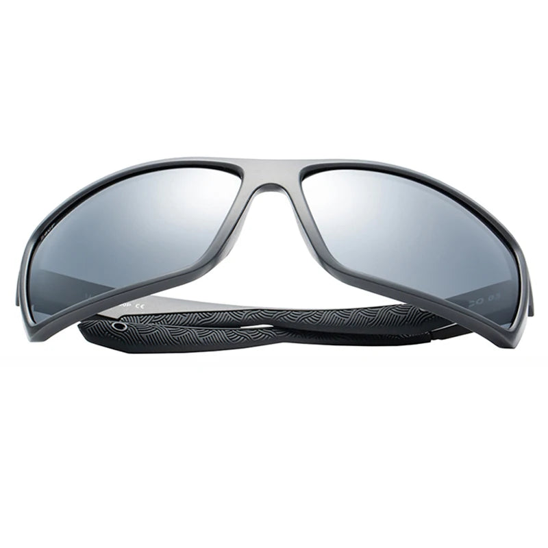 New Square Sunglasses for Men Outdoor Windproof Cycling Glasses Reefton Polarized Eyeglasses Men Oculos UV400