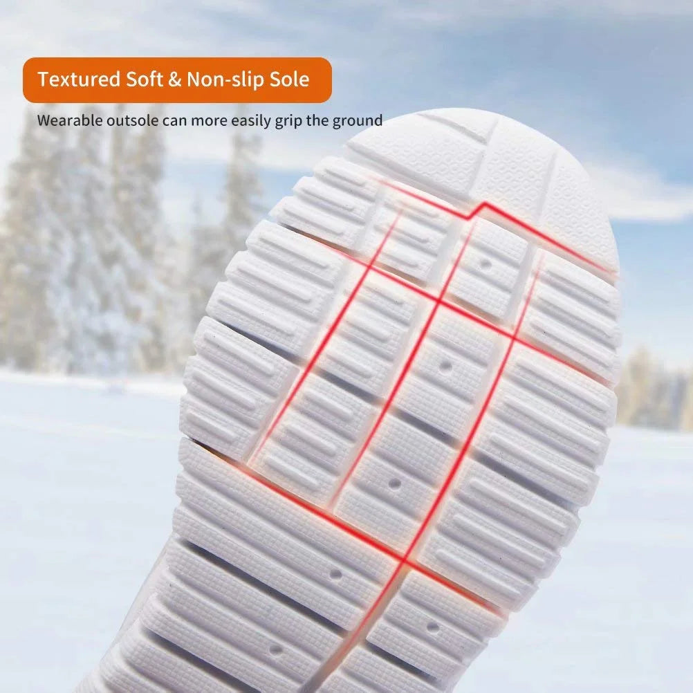 Boys Girls Toddler Snow Boots Waterproof Slip Resistant Outdoor Kids Winter Shoes
