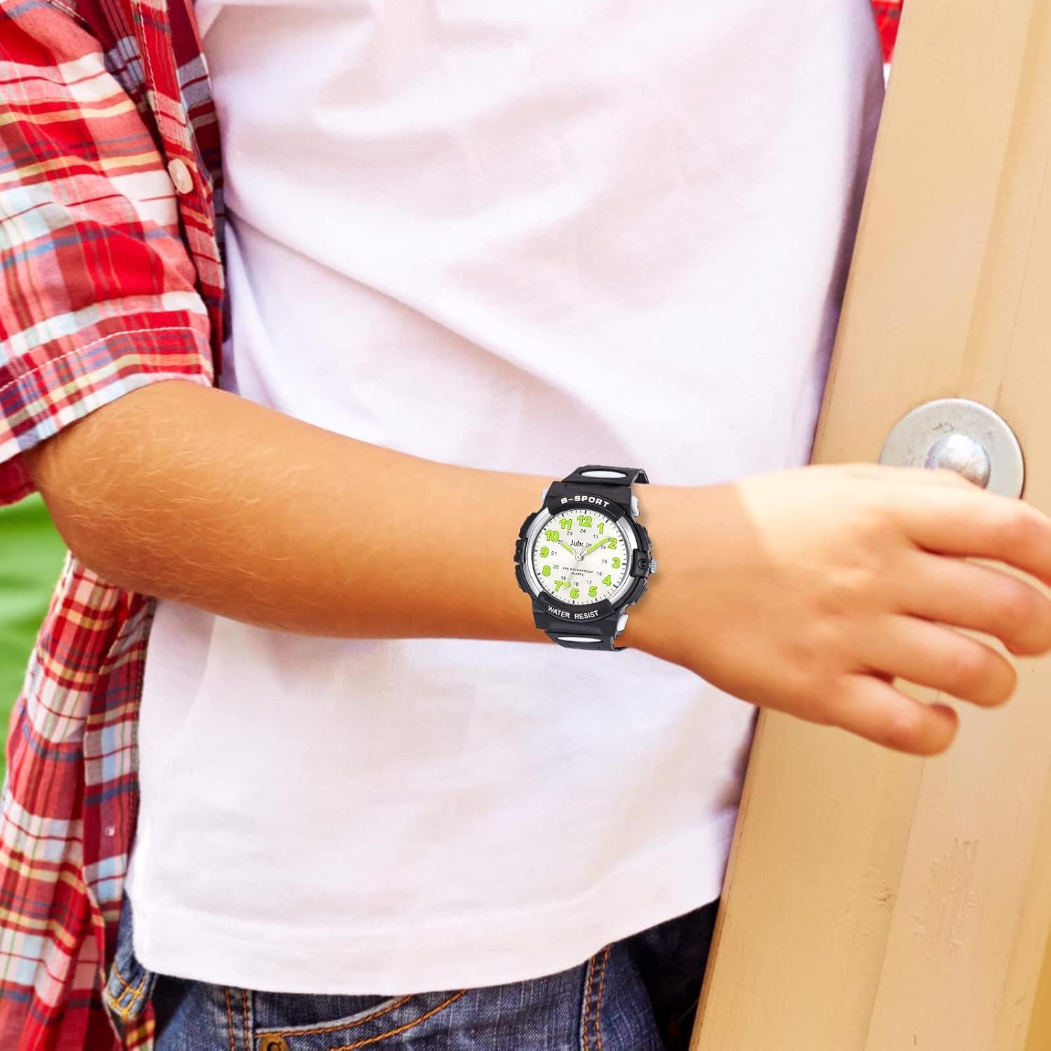 Kids Analog Watch, Childrens Waterproof Quartz Watch for 5-14 Years Old Boys Girls Time Teaching Sports Outdoor Wirstwatch