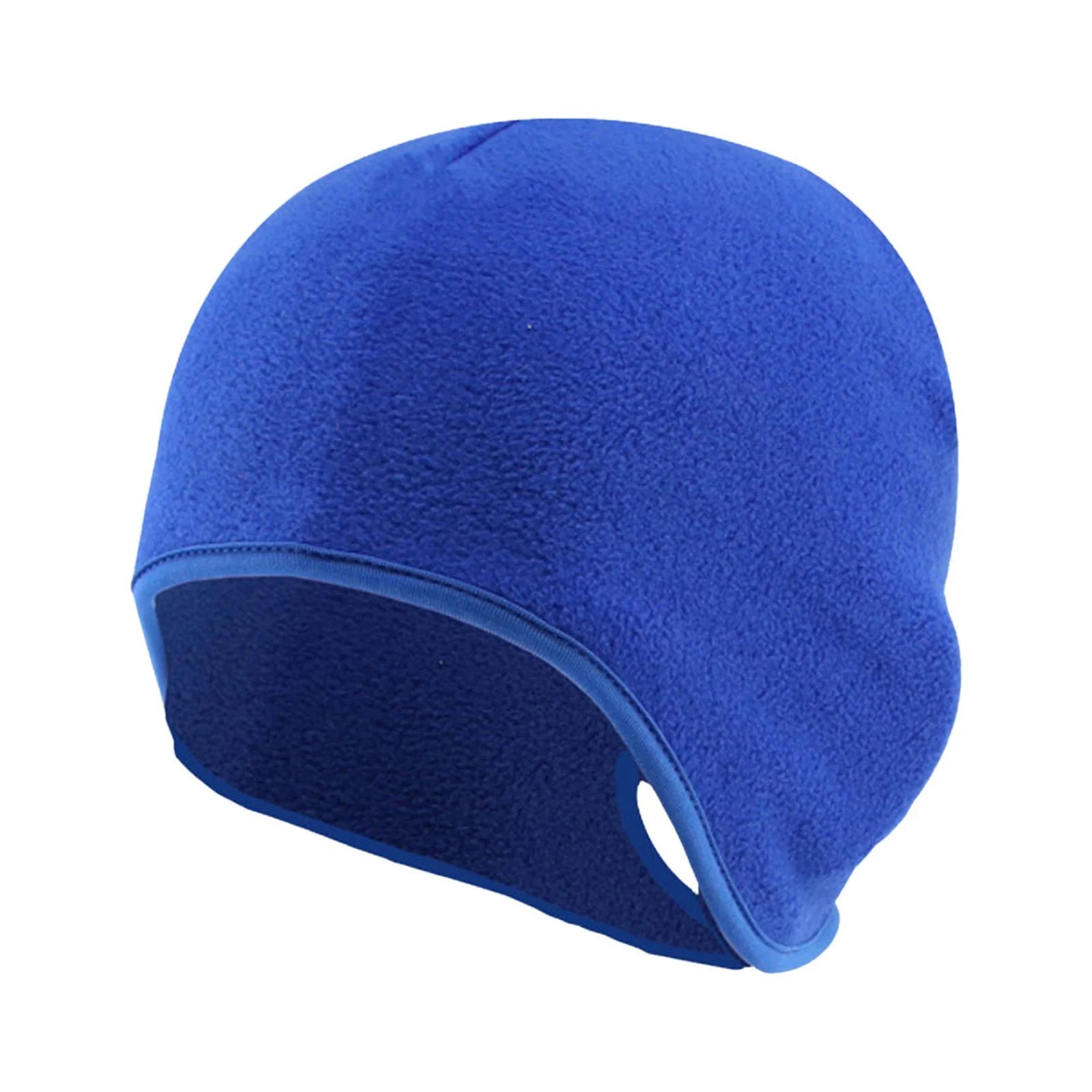 Winter Blue Baseball Cap Thermal Skull Cycling Running Beanie Hats under Windproof Cycle Cover Ears for Adults Men and Women Outdoor Sports Riding Skiing Climbing Polyester