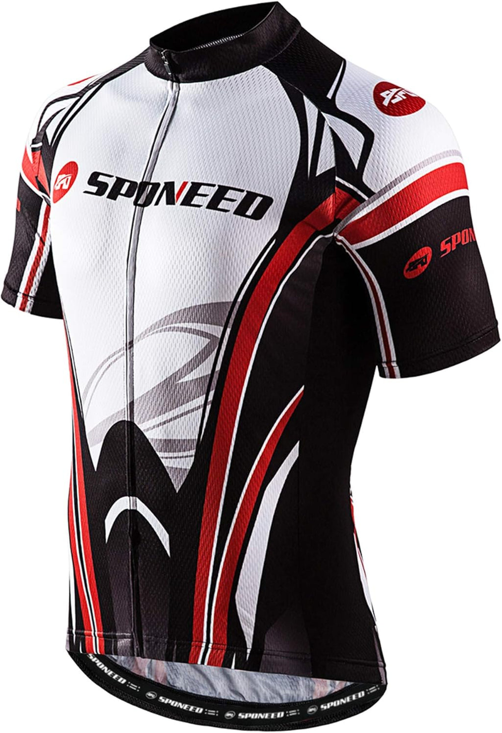 Men'S Cycling Jerseys Tops Biking Shirts Short Sleeve Bike Clothing Full Zipper Bicycle Jacket with Pockets