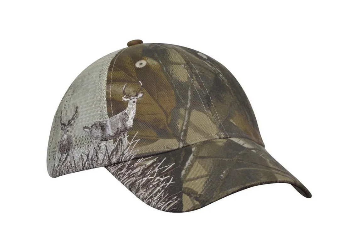 Realtree Hardwood Mesh Baseball Cap Outdoor Sports Embroidery Hunting Trucker Hats for Women, Men