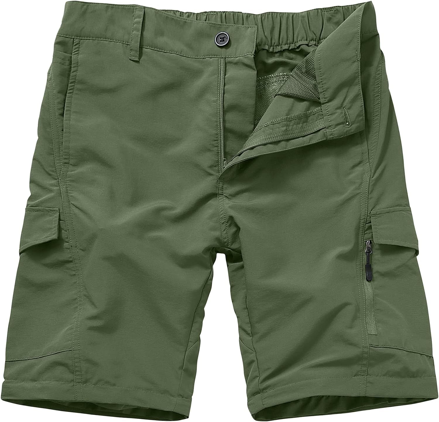 Mens Hiking Pants Quick Dry Lightweight Fishing Convertible Zip off Safari Trousers