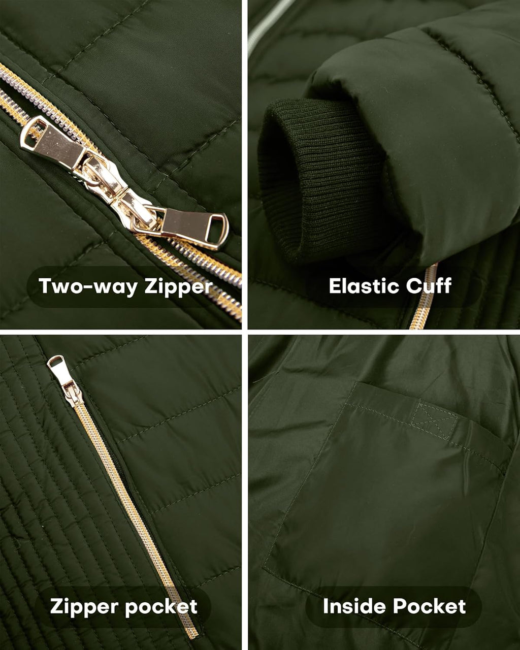 Women'S Long Winter Puffer Coat Warm Waterproof Jackets with Faux Fur Hood