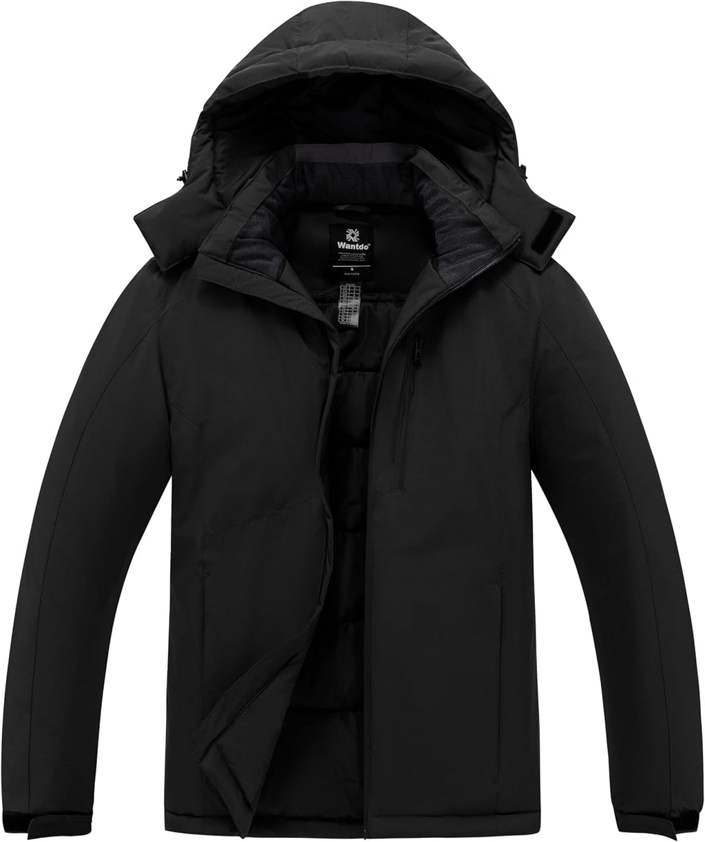 Men'S Mountain Waterproof Ski Jacket Windproof Rain Jacket Winter Warm Snow Coat