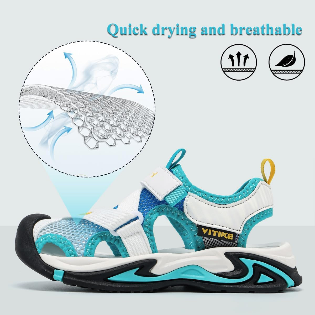 Kids Sandals Boys Outdoor Hiking Sports Sandal Girls Pool Beach Shoes Summer Water Shoe Sneakers