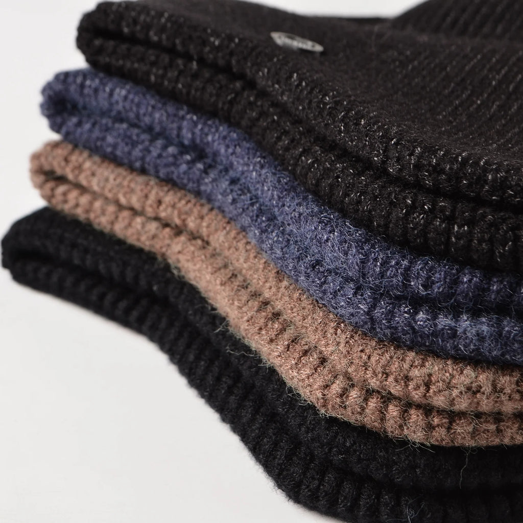 Men Women Knit Hat Winter Warm Stretch Beanie Ear Flaps Cap Outdoor Work Ski