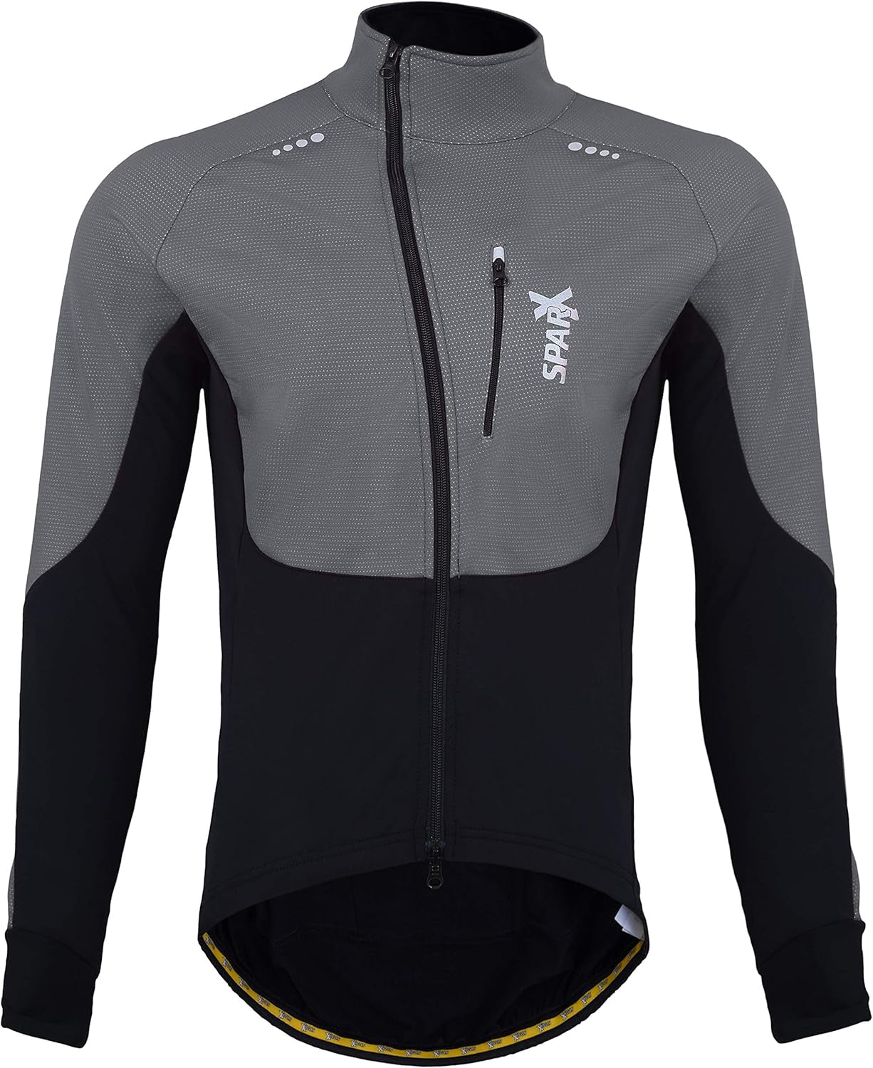 Sparx Performance Winter Cycling Thermal Jacket Bike Windproof High Viz Jersey