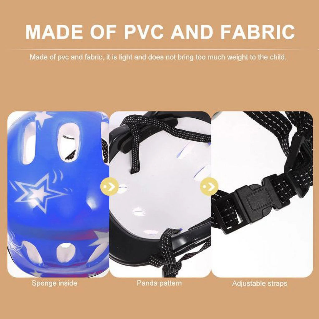 Kids Adjustable Helmet Suitable for Ages 3-14 Years Toddler Boys Girls, Sports Protective Gear Set Knee Elbow Wrist Pads for Bike Skateboard Scooter Rollerblading-Blue