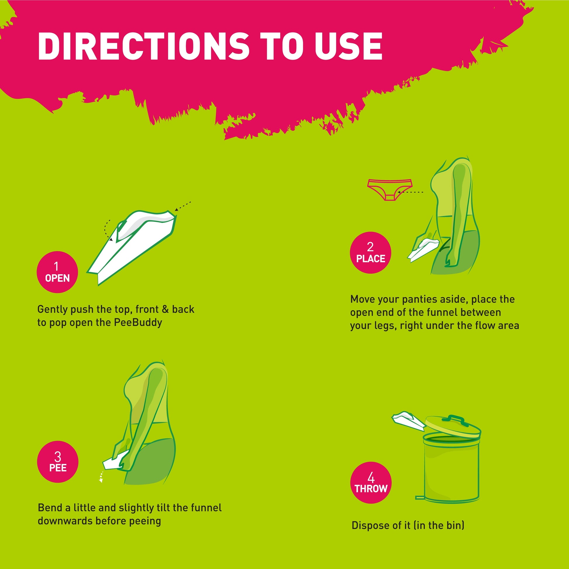 - Disposable, Portable Female Urination Device for Women - 40 Funnels