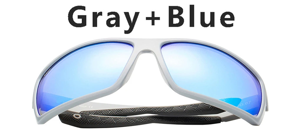 New Square Sunglasses for Men Outdoor Windproof Cycling Glasses Reefton Polarized Eyeglasses Men Oculos UV400