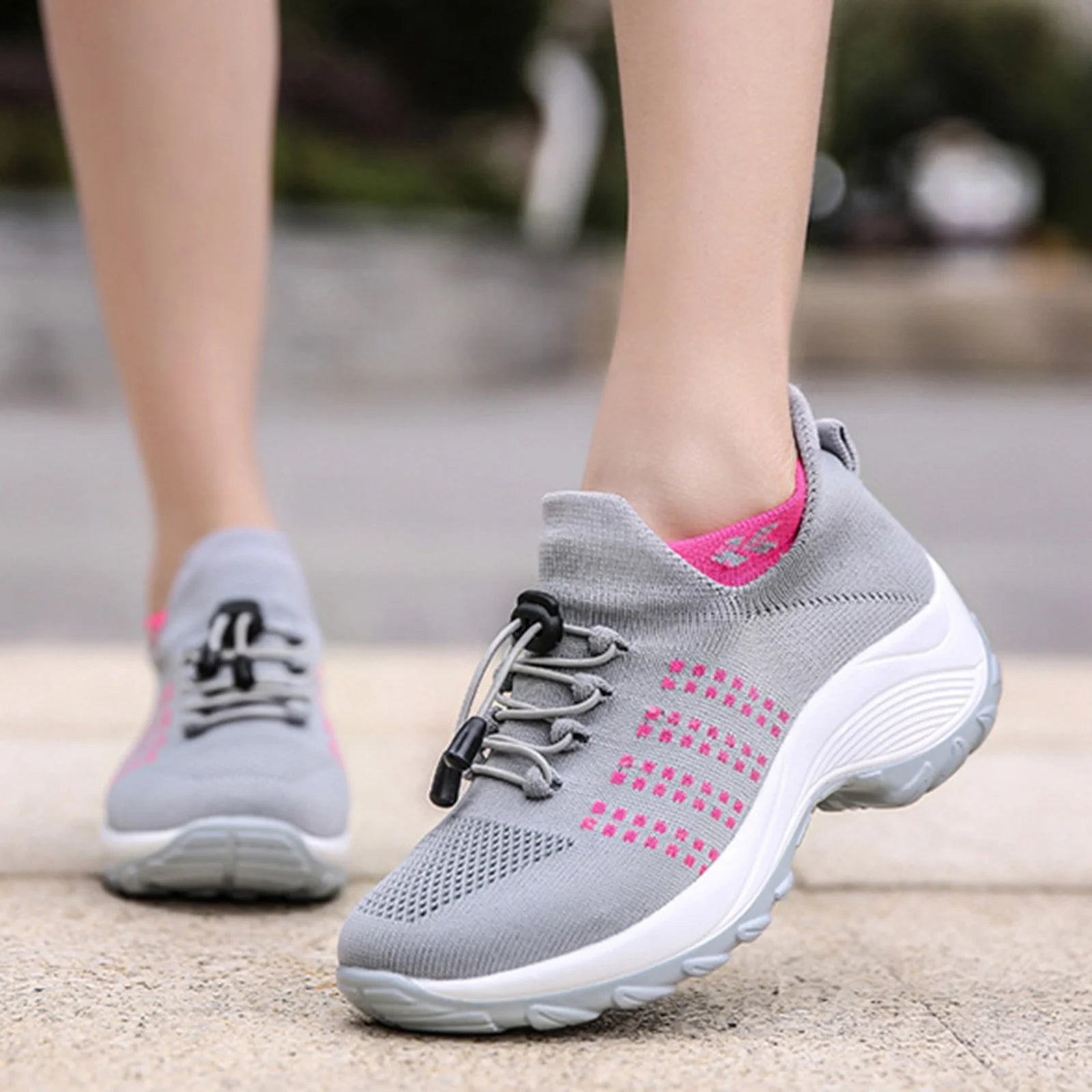 2025 Nurse Work Sneakers - Women'S Stretchable Breathable Shoes for 12Hr Shifts