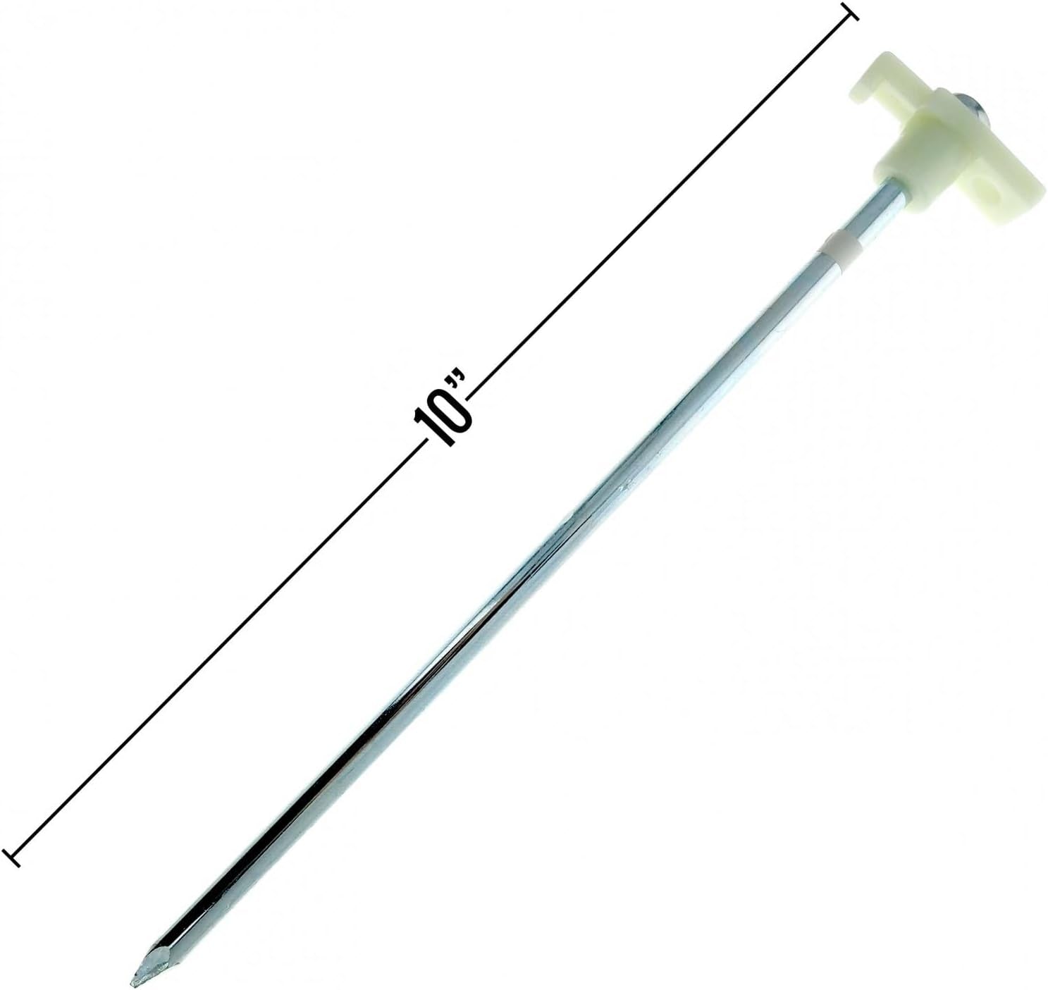 (20 Pack) Steel Tent Stake Glow in the Dark Heavy Duty Universal Camping Gear Anchor Tent Pegs