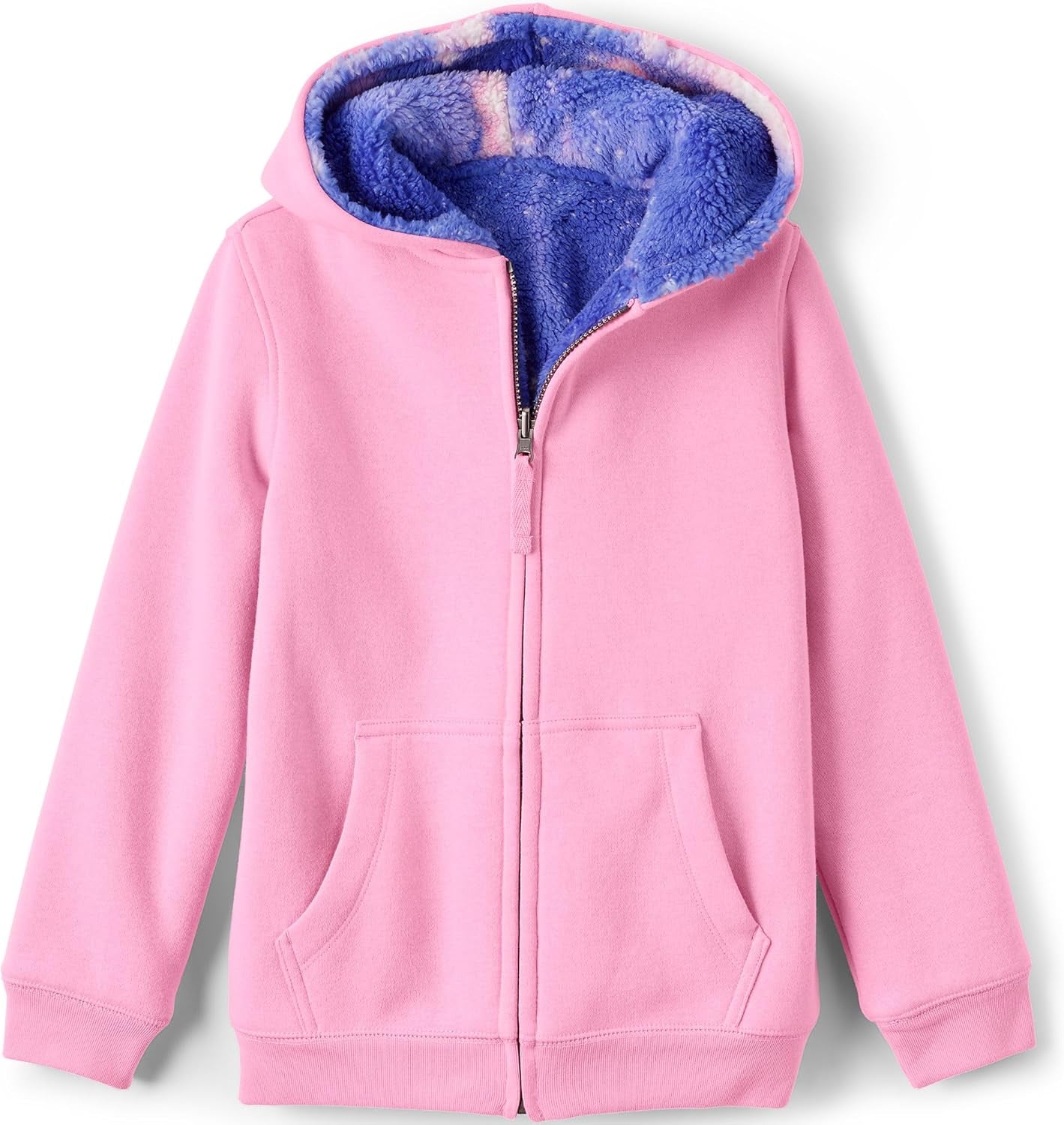 Kids High Pile Lined Zip Hoodie
