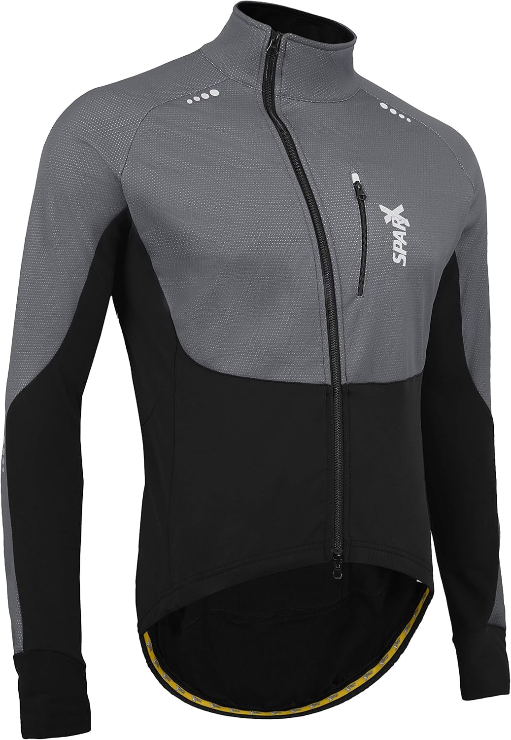 Sparx Performance Winter Cycling Thermal Jacket Bike Windproof High Viz Jersey