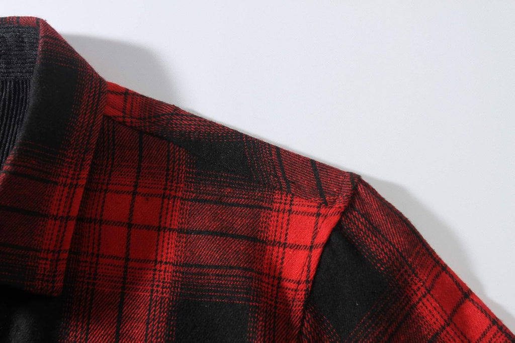 Flannel Shirt for Men, Long Sleeve Button down Shirt Plaid Casual