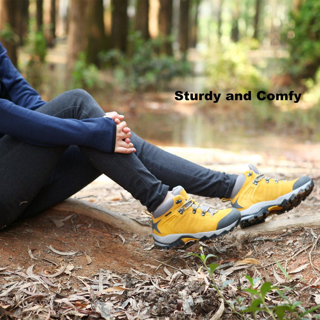 Women'S Hiker Waterproof Lightweight Hiking Camping Boot Outdoor High-Traction Grip Backpacking Shoe