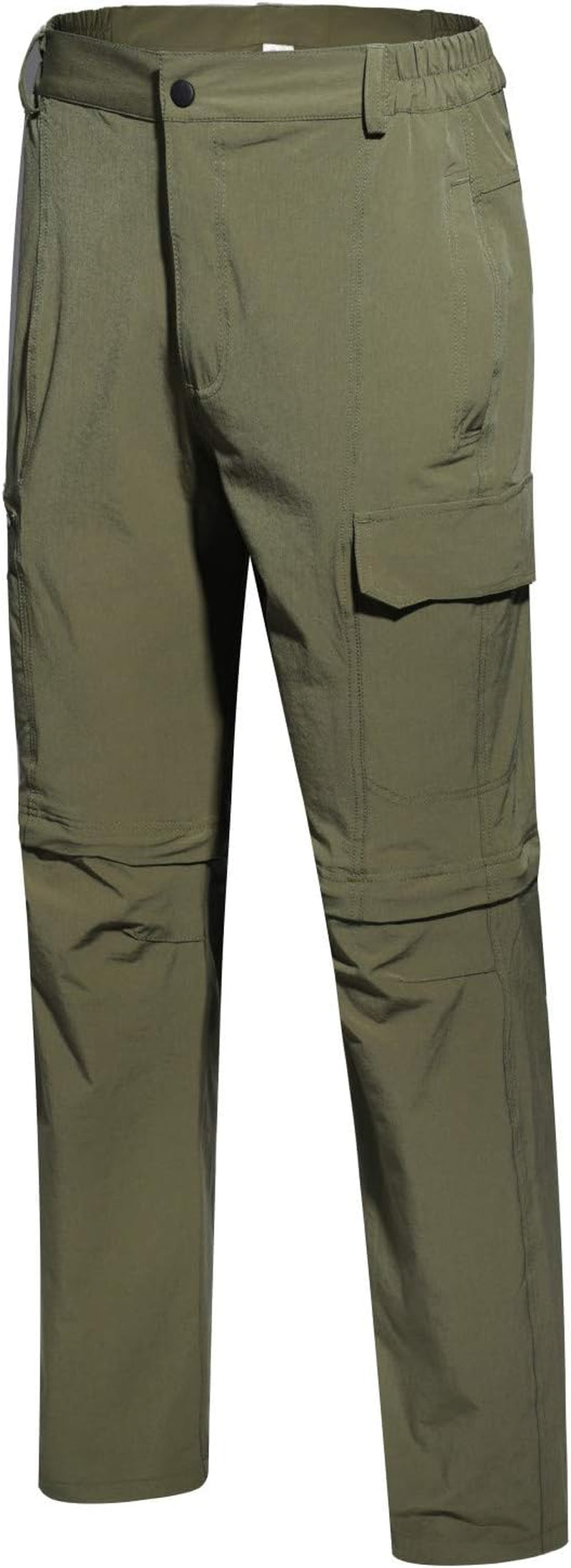 Men Outdoor Quick Dry Lightweight Waterproof Hiking Pants with Belt
