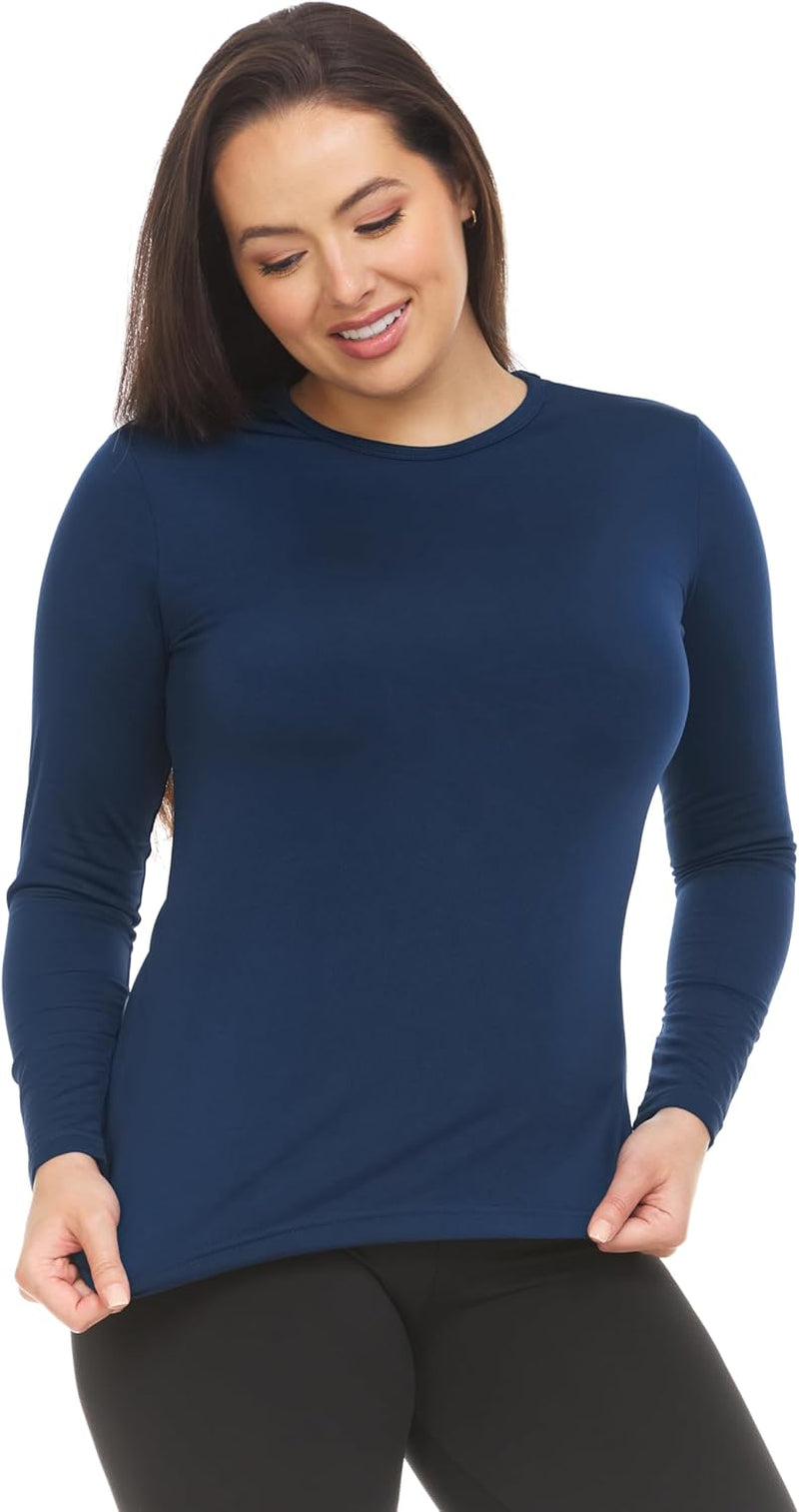 Long Sleeve Thermal Shirts for Women Cold Weather, Womens Thermal Underwear Tops, Base Layer Women Thermal